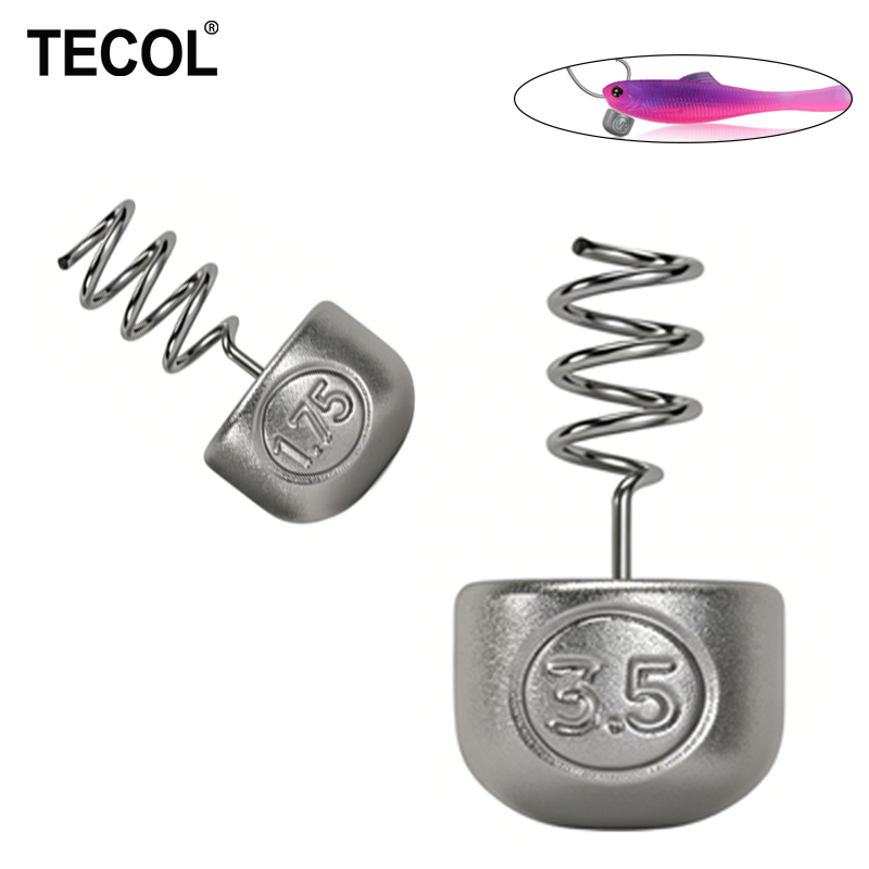 TECOL 1G 1.75G 2.7G 3.5G Spira - Bass Fishing Lure ulasan dan harga