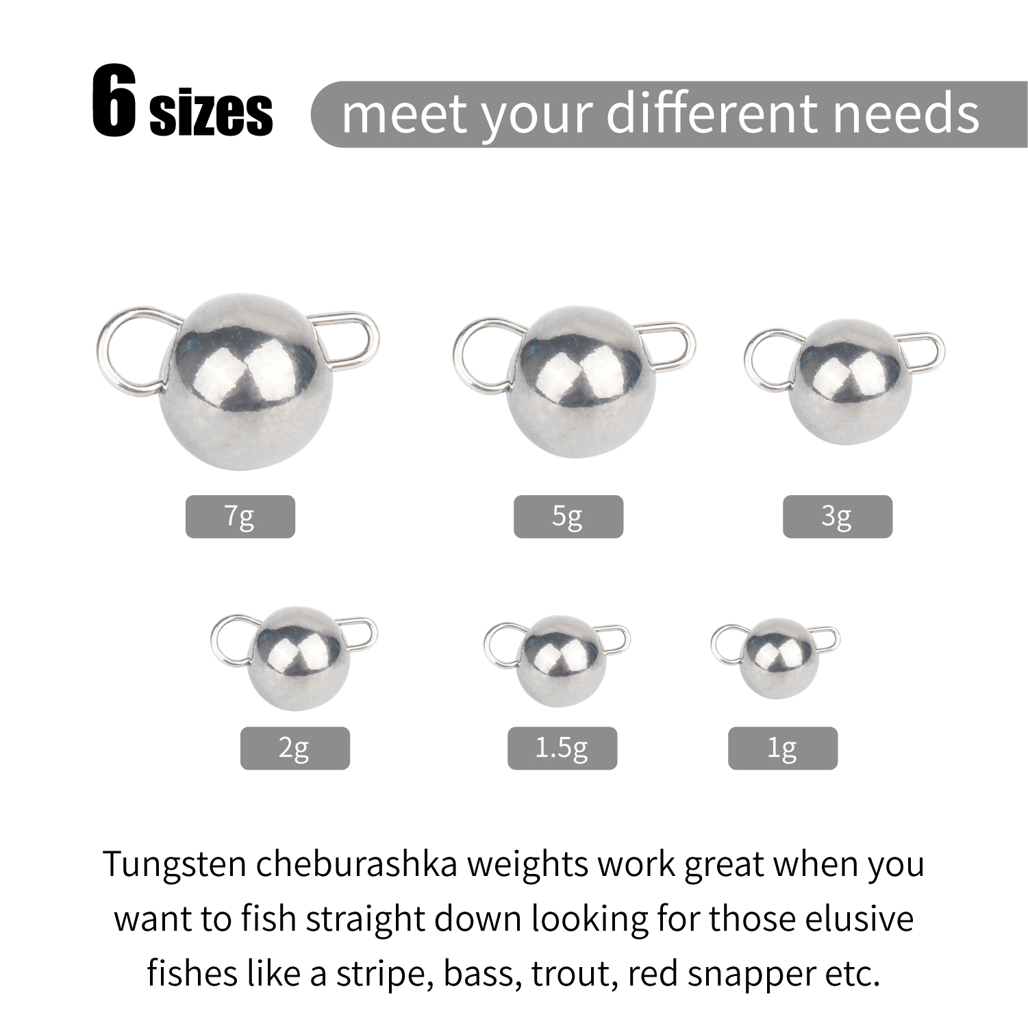 MUUNN 10Pcs Cheburashka Weight - Tungsten Sinkers ulasan dan harga