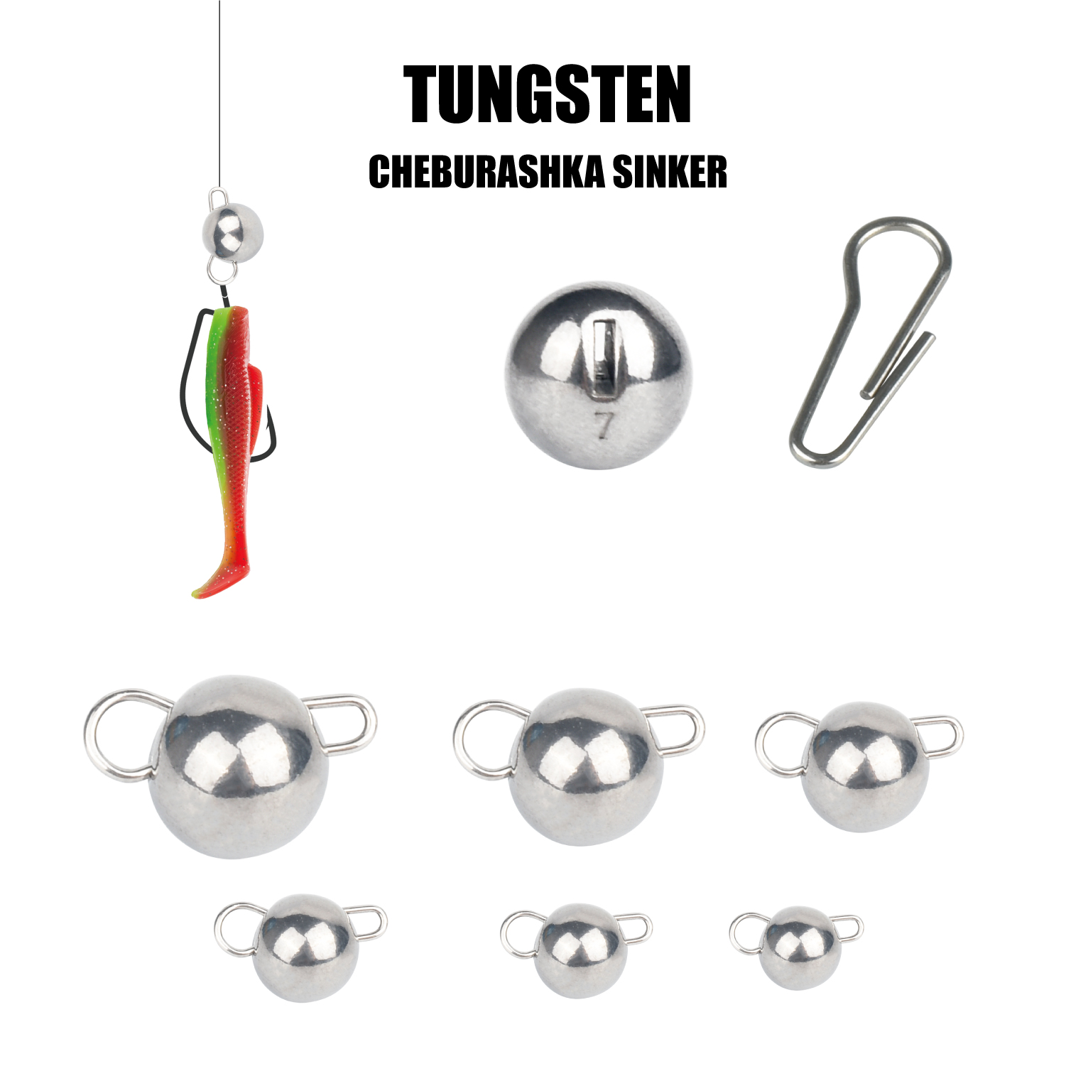 MUUNN 10Pcs Cheburashka Weight - Tungsten Sinkers ulasan dan harga
