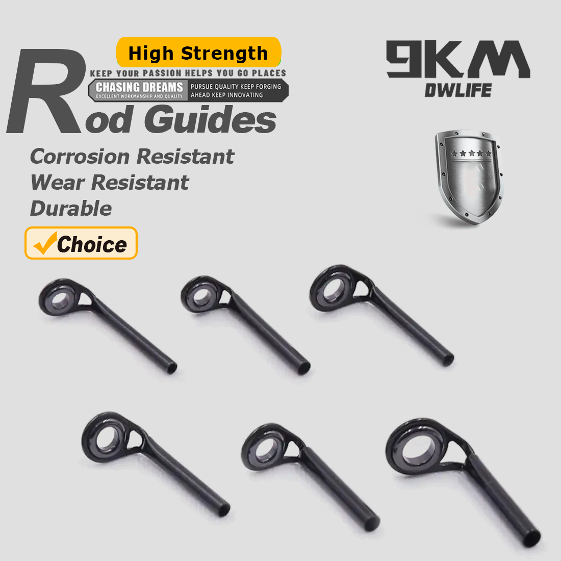 Fishing Rod Guides 5~10pcs MKT - Fishing Equipment Guide ulasan dan harga