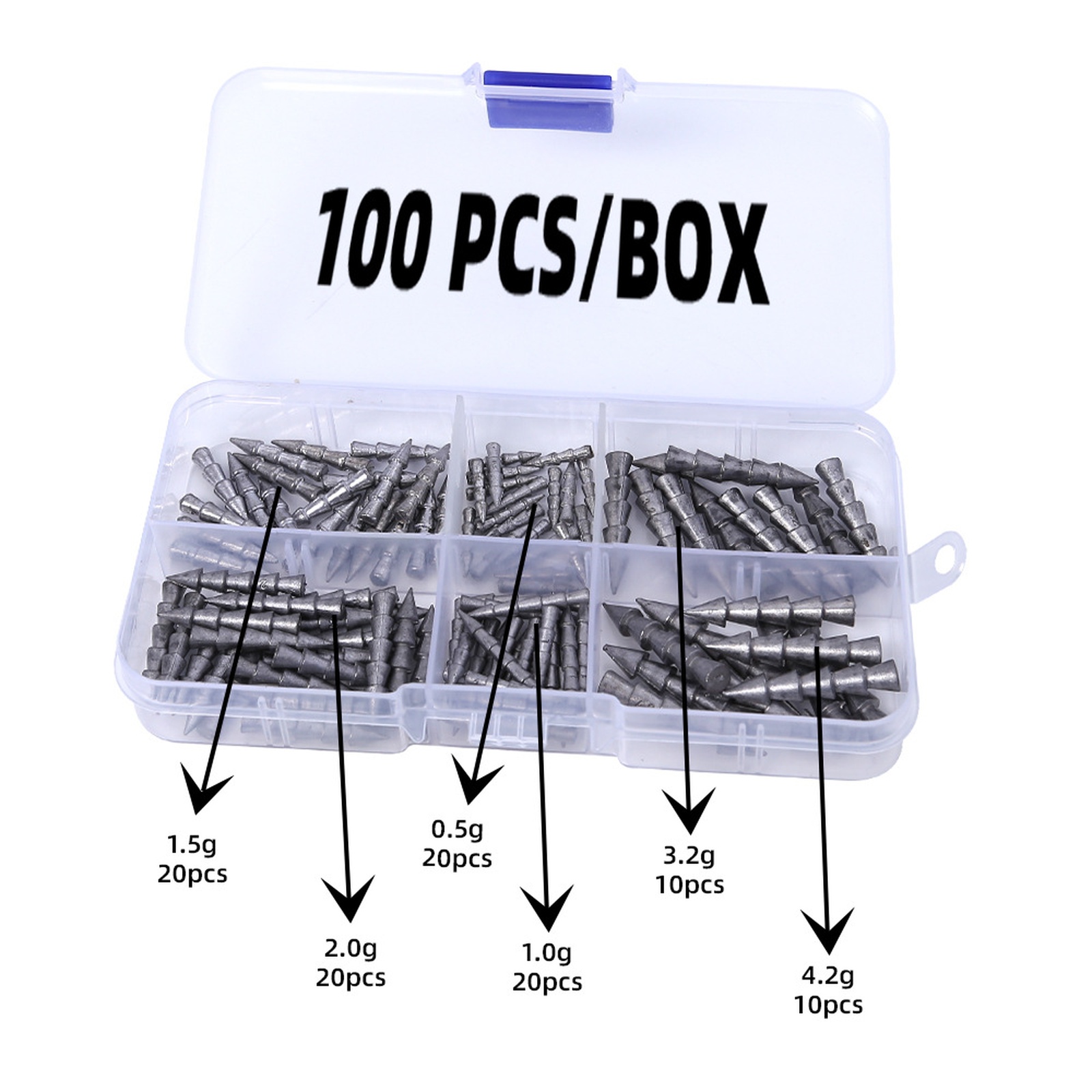 Tungsten Nail Weights 100 Kit  - Tungsten Sinkers ulasan dan harga