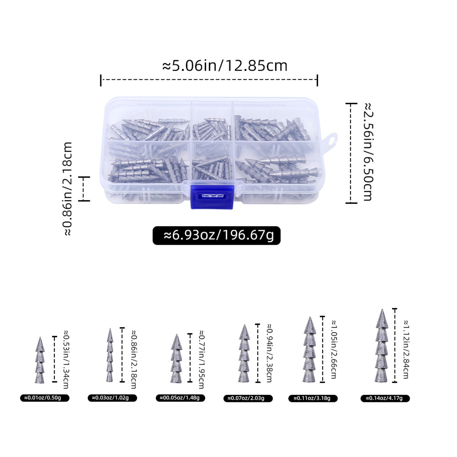 Tungsten Nail Weights 100 Kit  - Tungsten Sinkers ulasan dan harga