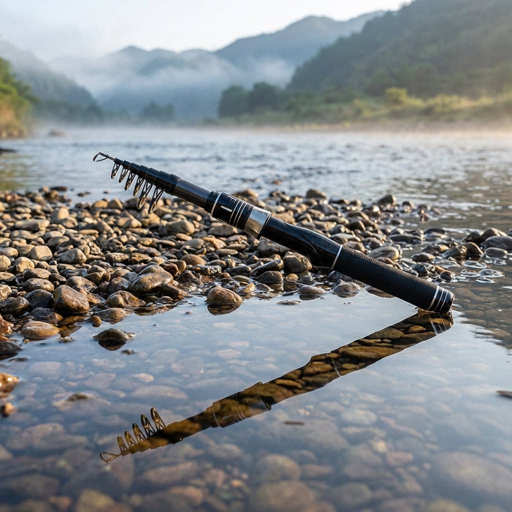 Ultralight Telescopic Carbon F - Carbon Fishing Rod ulasan dan harga