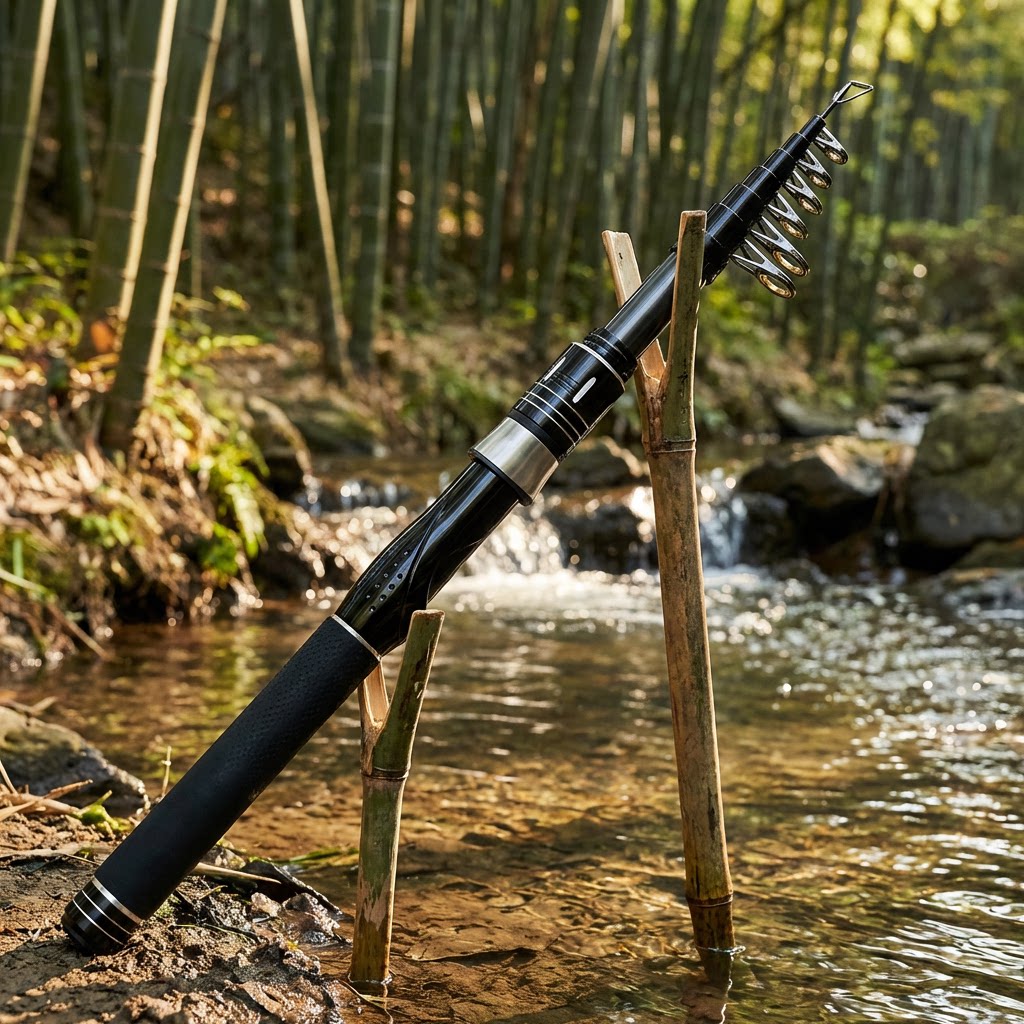 Ultralight Telescopic Carbon F - Carbon Fishing Rod ulasan dan harga