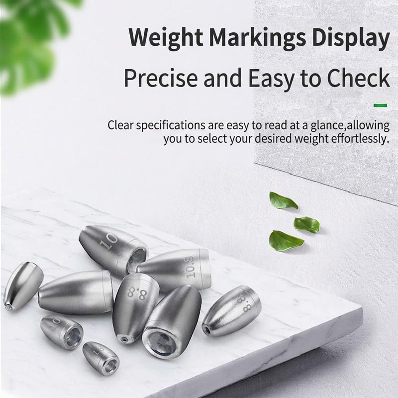 Lead-Free Alloy Bullet Weights - Tungsten Sinkers ulasan dan harga