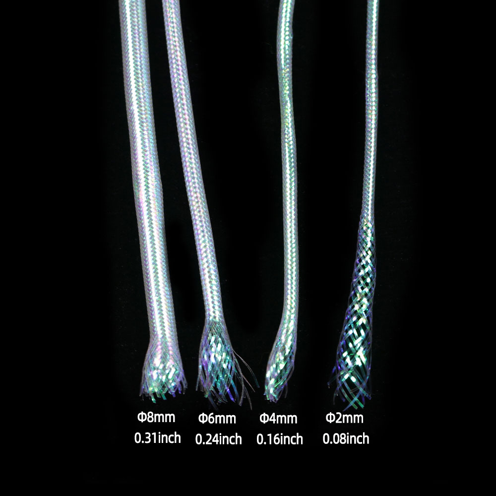 4/8m Braided Pearl White Mylar - Fishing Equipment Bundle ulasan dan harga