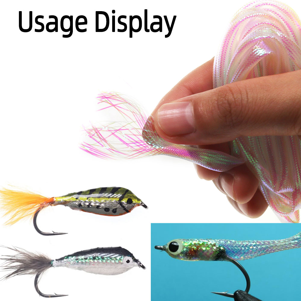 4/8m Braided Pearl White Mylar - Fishing Equipment Bundle ulasan dan harga