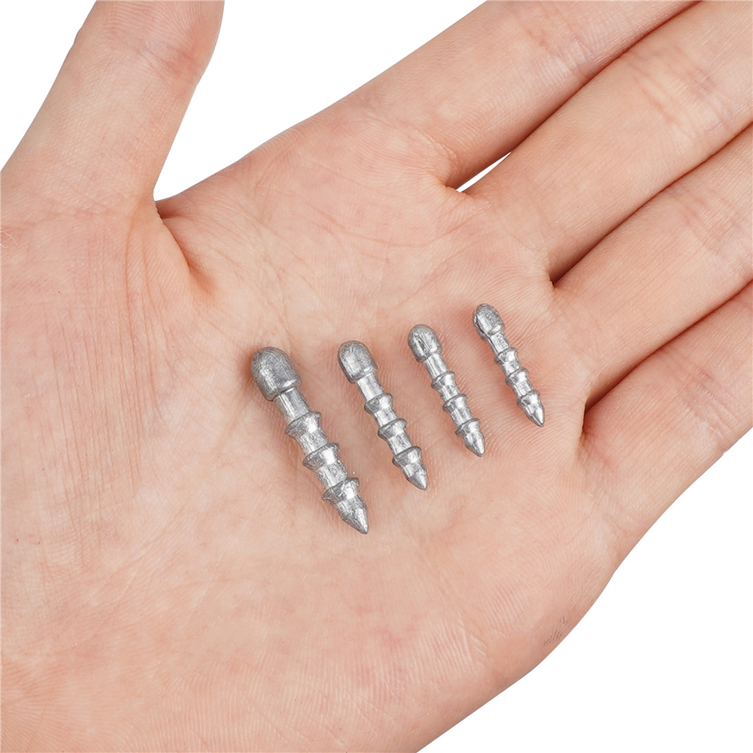 60PCS Nail weights Worm Fishin - Bass Fishing Lure ulasan dan harga
