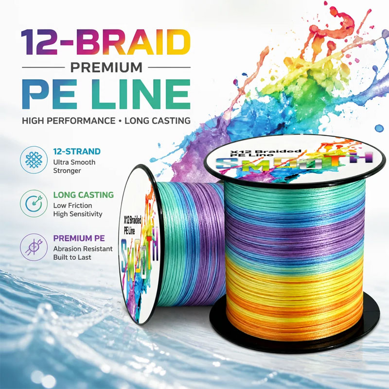 MATEER 1000/500/300M 12 Strand - Fishing Equipment Bundle ulasan dan harga