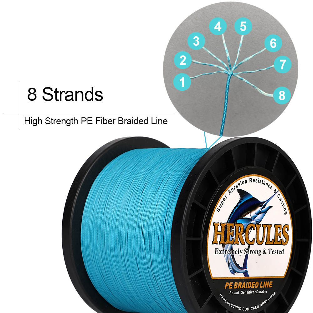 Hercules 8 Strand Braided 10-1 - Fishing Equipment Bundle ulasan dan harga