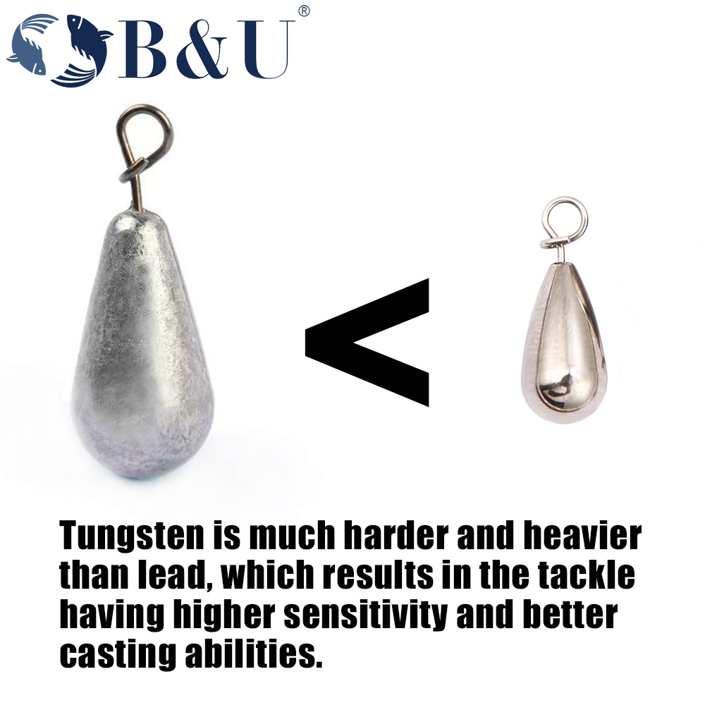 B&U Tungsten Fastach Sinker Fi - Tungsten Sinkers ulasan dan harga