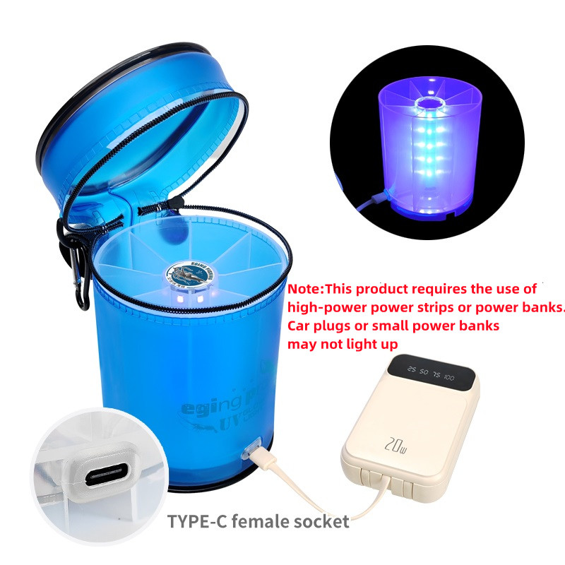 New Fishing Bags Lure UV Glow  - Fishing Equipment Bait ulasan dan harga