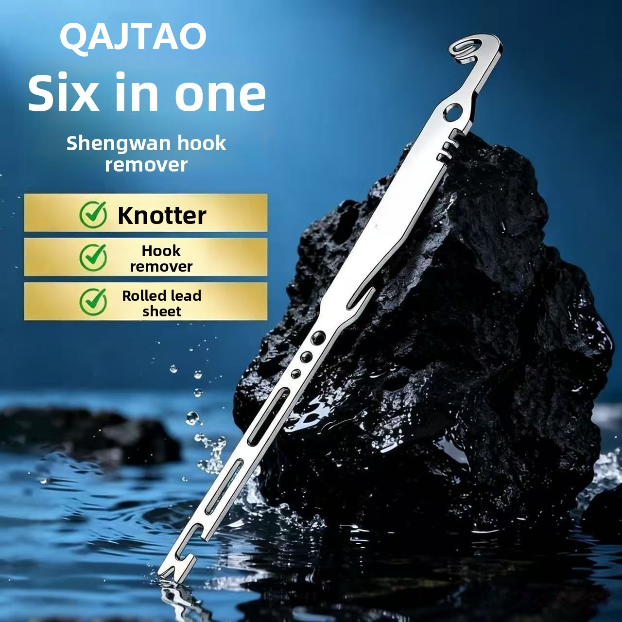 QAJTAO 4 pieces 6-in-1 stainle - Fishing Equipment Pictures ulasan dan harga