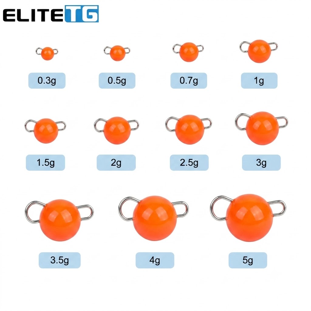 Elite TG 10pcs Metallic Light  - Tungsten Sinkers ulasan dan harga